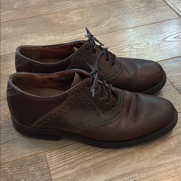 Johnston & Murphy Dress Shoes Mens 10 M Passport Saddle Oxford Brown Low 20-3606 main image 6